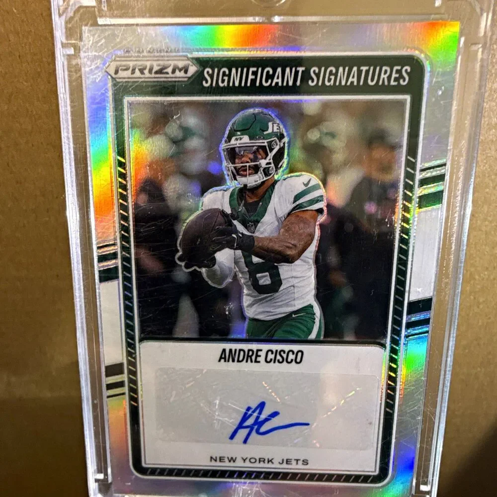 2025 Panini Prizm Significant Signatures Andre Cisco Auto #SSI-ACO Jets